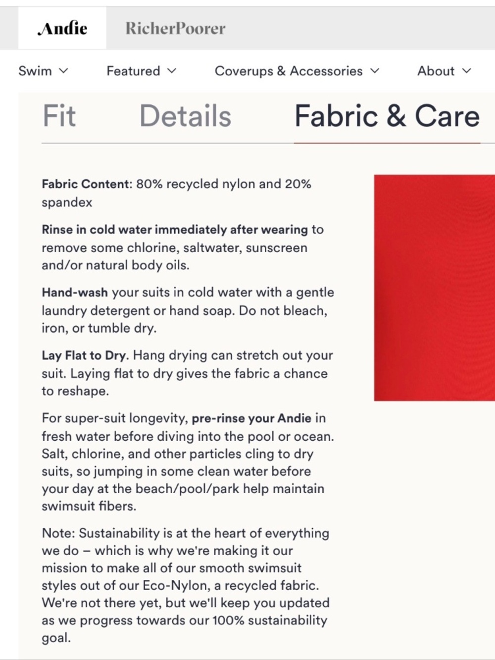 Andie The Malibu One-Piece Swimsuit size small in ribbed black - Picture 9 of 9